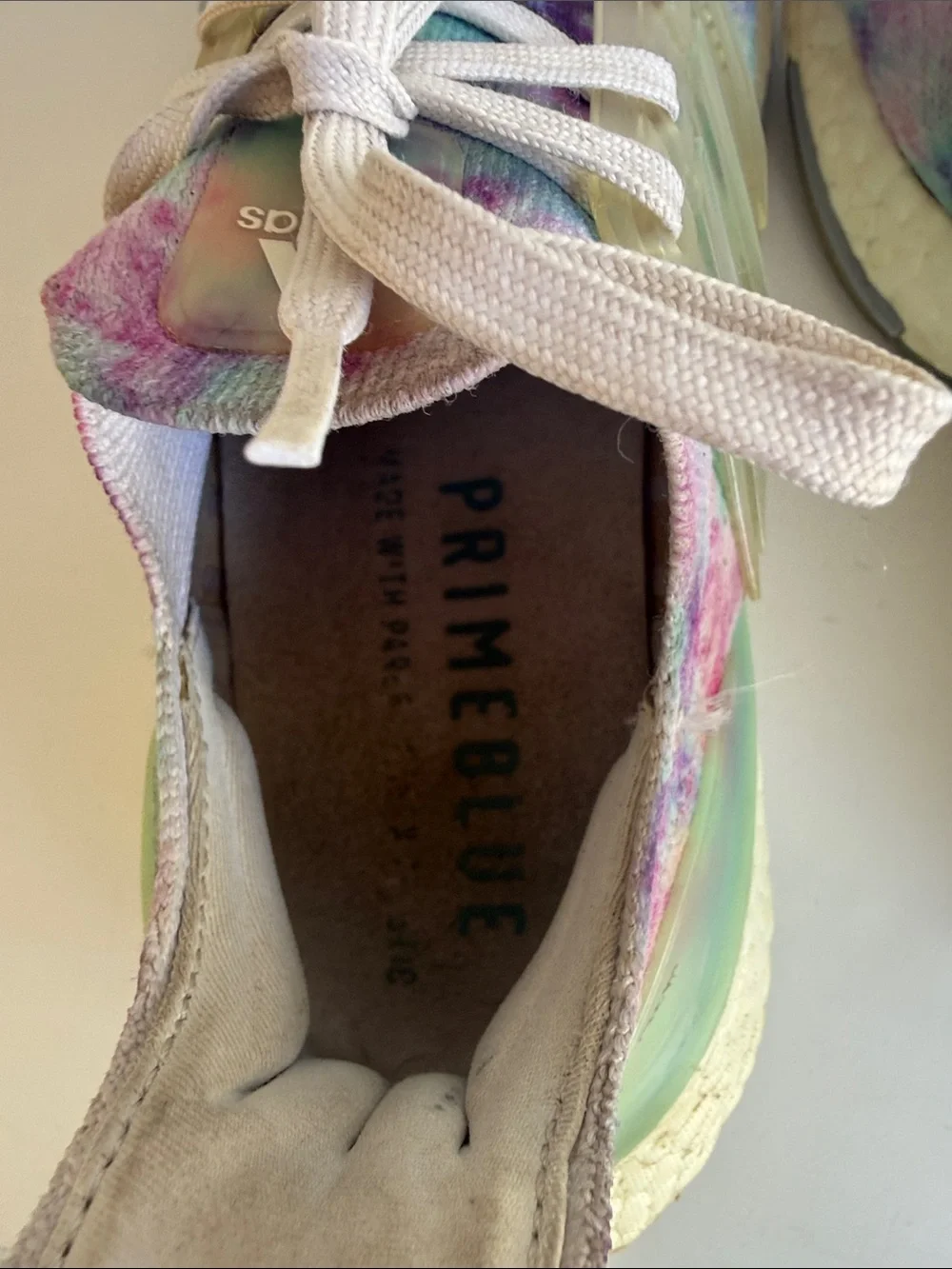 Adidas Ultraboost 21 Running Shoes Tie Dye Size 8